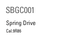 SBGC001 Spring Drive Cal.9R86