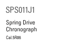 SPS011J1 Spring Drive Chronograph Cal.5R86